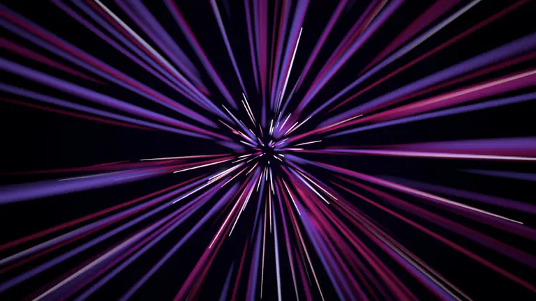 Feedback in the Endless Tunnel style, a real render of the demo song's chorus