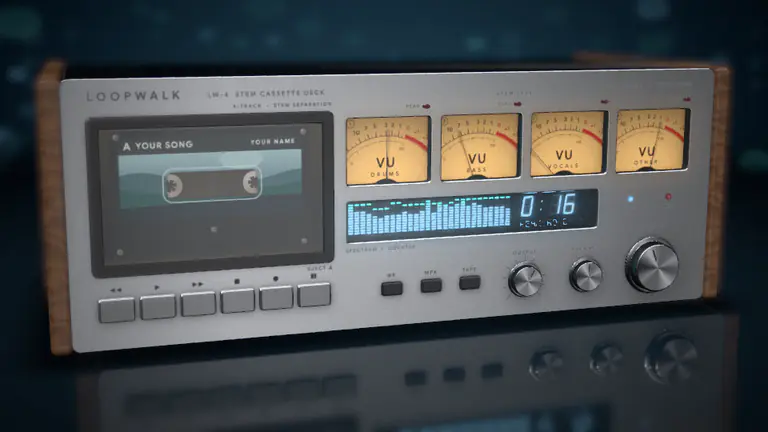 Hi-Fi Deck, its default look, a real render of the demo song's chorus