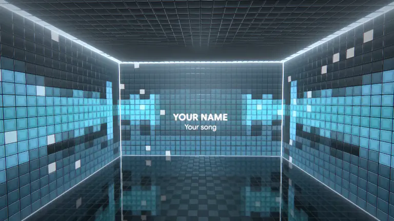 Room in the Cover Gallery style, a real render of the demo song's chorus